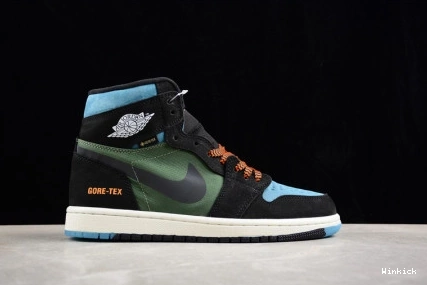 OLIVE' 1 HIGH JORDAN ELEMENT 'BLACK GORE-TEX DB2889-003 AIR 0714